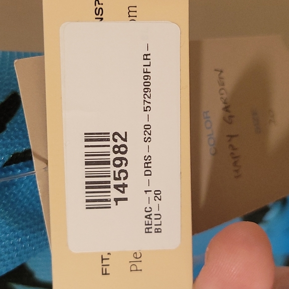 REEM ACRA 11 Honoré size 22W Floral Cocktail Dress - Picture 4 of 4